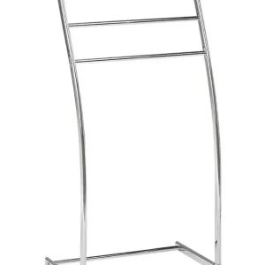 Wyjątkowa oferta Stojak na ręczniki AMBIL Metal Srebrny Lumarko